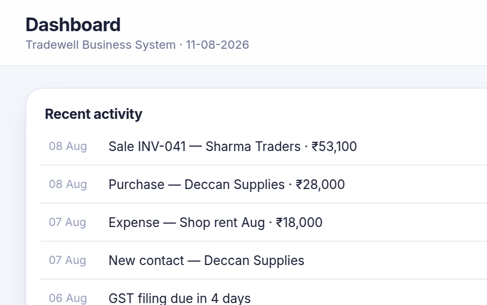 General Business System preview