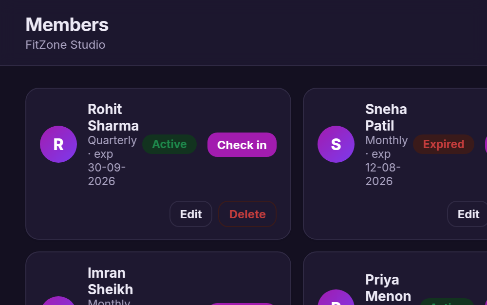 Gym & Salon System preview