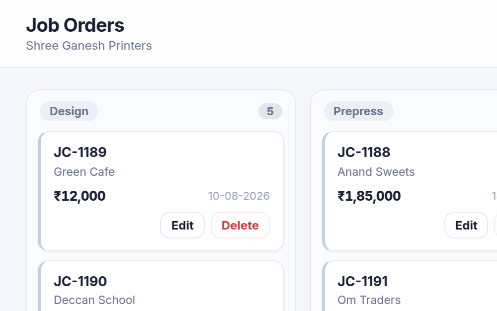 Printing Press System preview