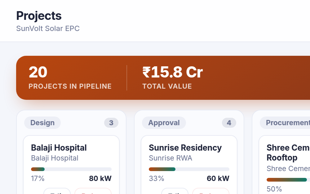 Solar EPC System preview